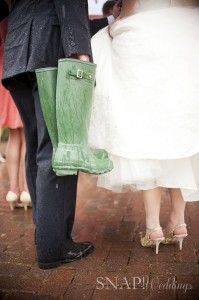 Snap Weddings Rainy Wedding Wellies