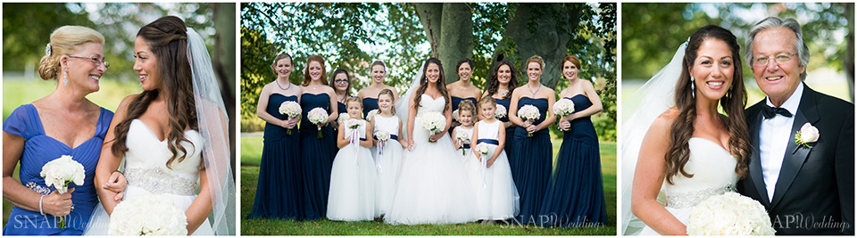 6 Bride and Bridal Party Snap Weddings