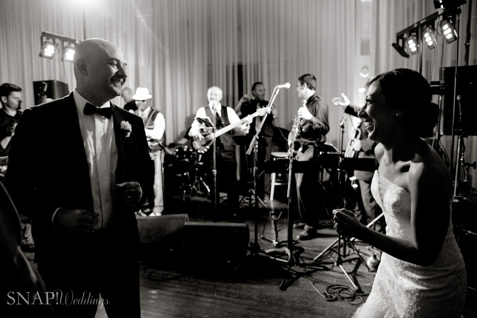Party and Dancing at a Belle Mer wedding reception