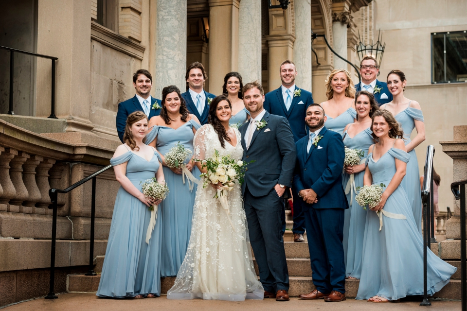 Providence Cathedral and Library Wedding