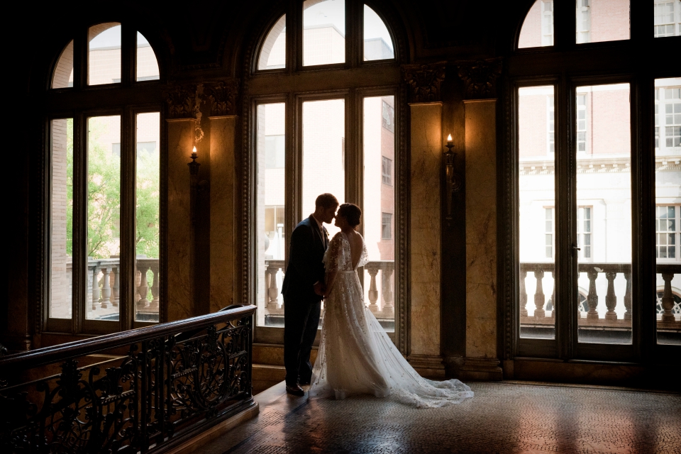 Providence Cathedral and Library Wedding