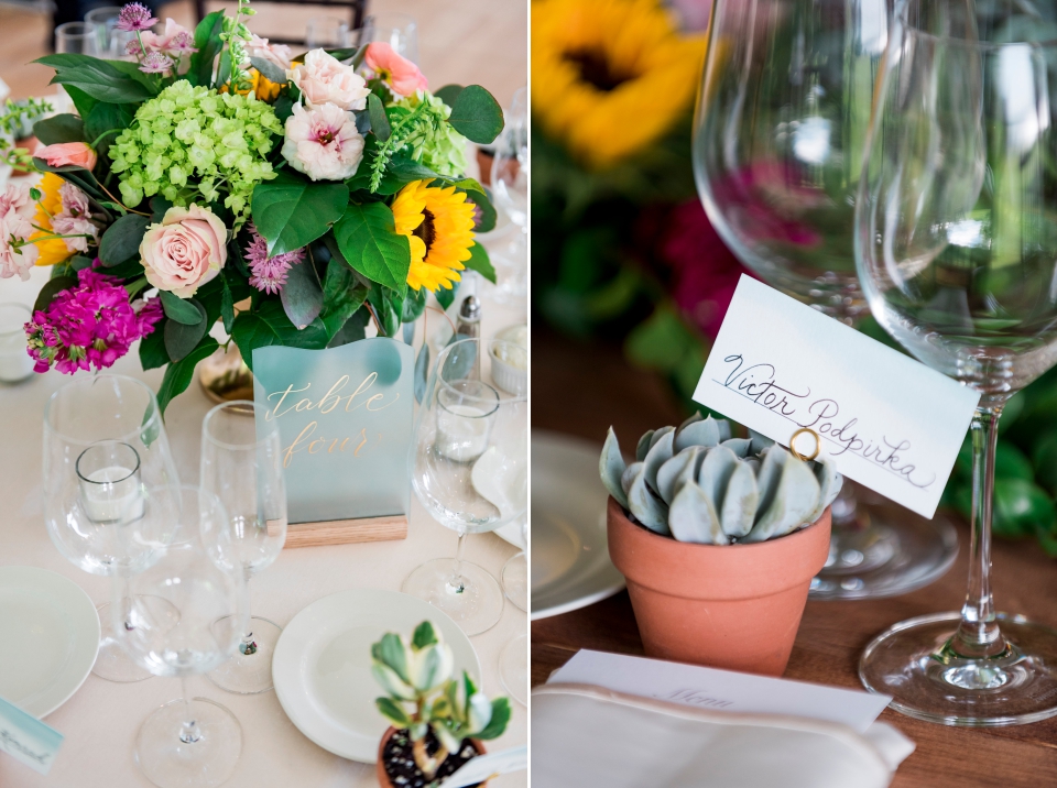 Colorful Wedding at Blithewold 